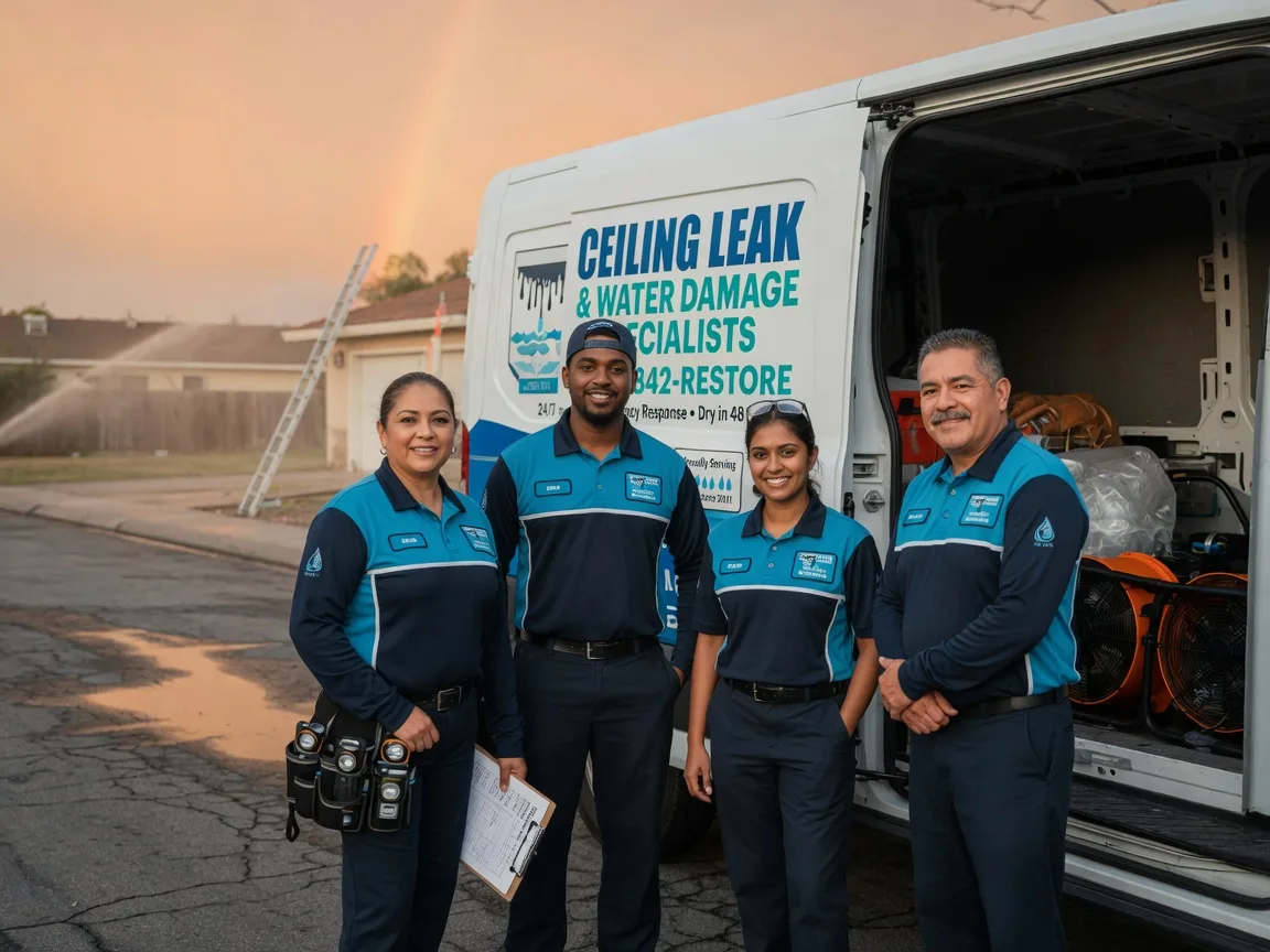 Ceiling Leak Cleanup company in Rough And Ready, CA